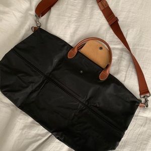 Longchamp Le Pilage Expandable Duffel Nylon